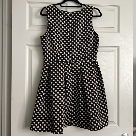 ModCloth x Pink Owl retro polka dot black white dress - Picture 2 of 2